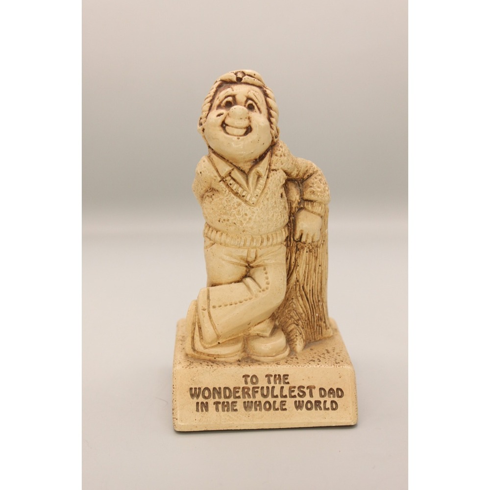 Paula 1970s Figurine The Wonderfullest Dad In The Whole World Nostalgic